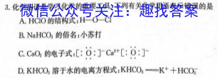 2023年安徽省教育教学联盟大联考·中考密卷（二）化学