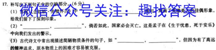 2023年湖南省普通高中学业水平合格性考试仿真试卷(专家版二)政治1