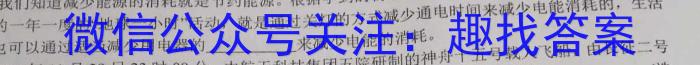 江西省2023届九年级下学期第一次联考物理`