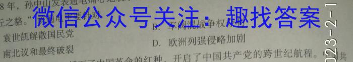 陕西省2023届九年级期末质量监测B（23-CZ53c）政治s