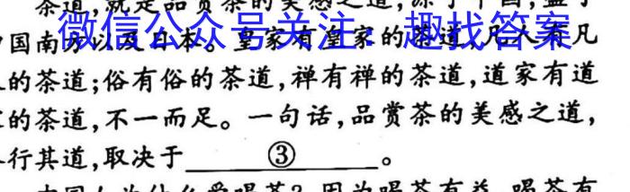 皖智教育 安徽第一卷·2023年中考安徽名校大联考试卷(三)3政治1