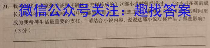 安徽省2024届八年级下学期教学评价二（期中）政治1