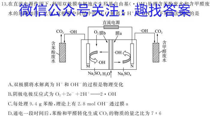 2024届普通高等学校招生全国统一考试青桐鸣高二3月大联考化学