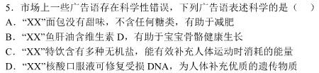 天一大联考2022-2023学年高二年级基础年级阶段性测试(三)生物