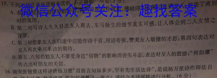 2023年九师联盟高三年级4月质量检测（X）政治1