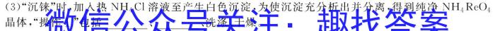安徽省2023届九年级第一学期期末学业发展水平检测化学
