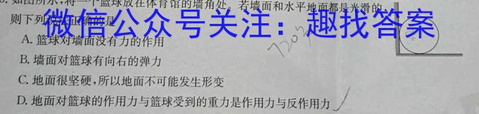 JY锦育2023年安徽省九年级学业水平模拟监测物理`