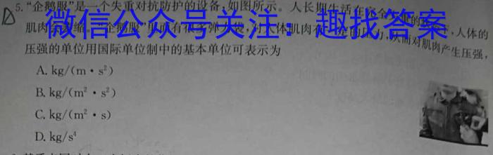 安徽省江淮教育联盟2024-2023学年第二学期的九年级第一次联考q物理