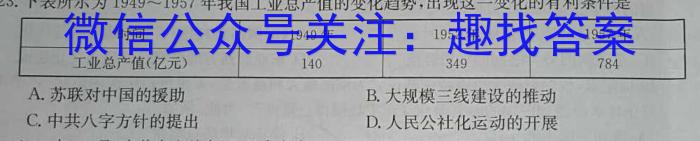 安徽省2022-2023学年九年级下学期期中教学质量调研政治s