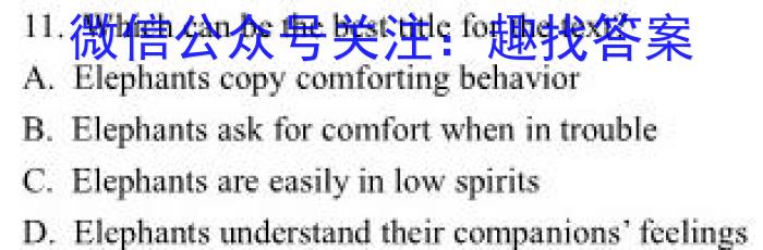 辽宁省重点高中沈阳市郊联体2022-2023学年度高一下学期4月月考英语试题