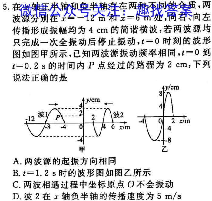 2023年2月广东省普通高中学业水平合格性考试.物理