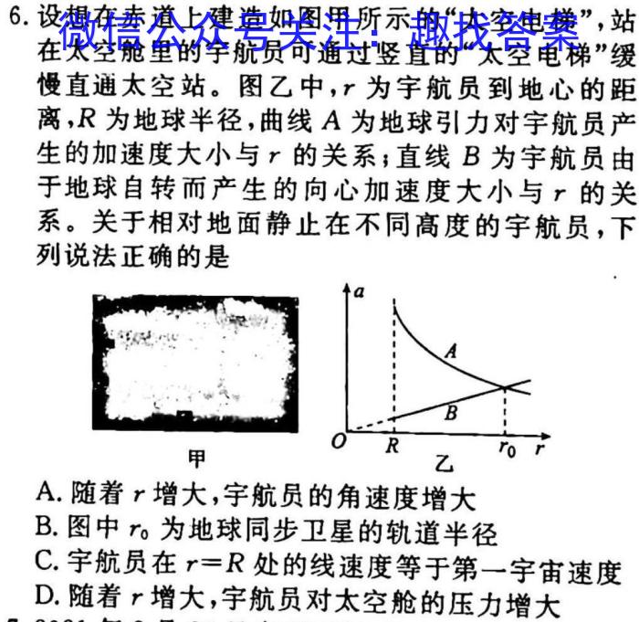 2025届湖南高二年级3月联考l物理