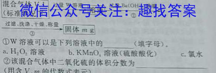 2023年普通高等学校招生全国统一考试·冲刺押题卷(一)1化学