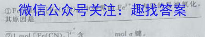 安徽省六安市2023届九年级第一学期期末质量监测化学