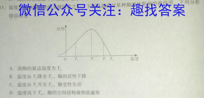 2023届衡水金卷先享题 信息卷 全国卷(六)6生物