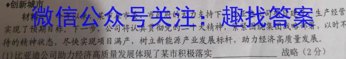 安徽省2024届八年级下学期第一次教学质量检测地理.