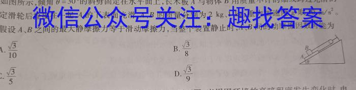 安徽第一卷·2023年安徽中考信息交流试卷（八）.物理