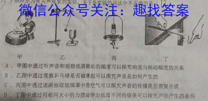 安徽省太和县2023年初中学业水平考试模拟测试卷（一）物理`