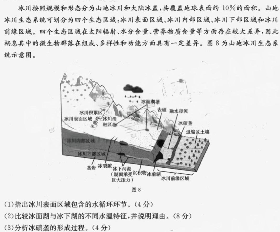 山西省2023年中考总复习预测模拟卷（五）.地理