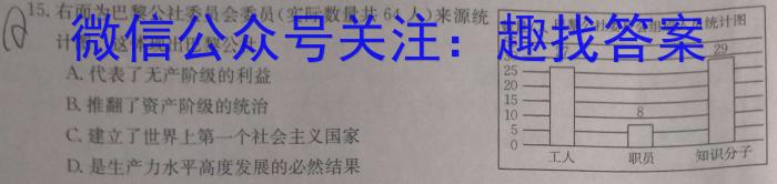 【石家庄一模】石家庄市2023届高中毕业年级教学质量检测（一）历史