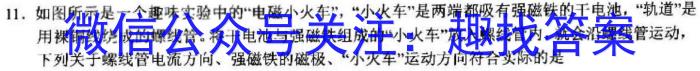 九师联盟2022-2023高三2月质量检测(L)物理.