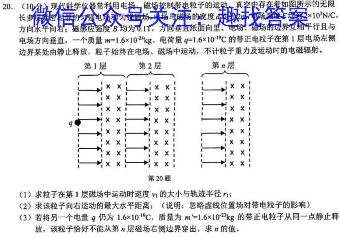 天一大联考 2022-2023学年(下)高三年级联合考试.物理