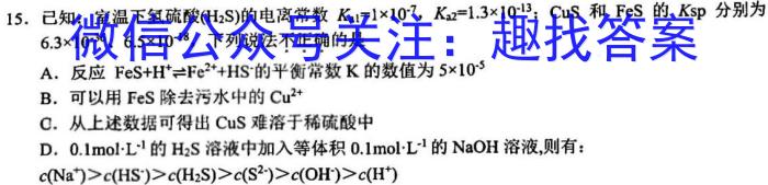 2023衡水金卷先享题信息卷 新高考新教材(六)化学