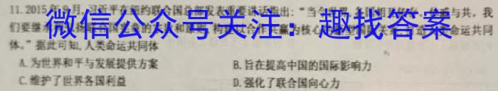 衡水金卷先享题2022-2023下学期高三年级一模考试(老高考)历史