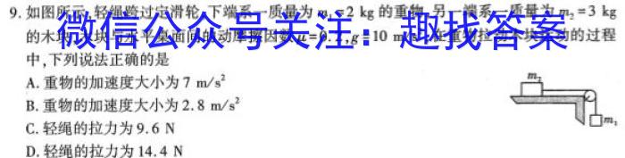 高陵一中2022-2023学年度第二学期高二第一次质量检测.物理