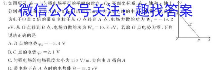 [泰安一模]山东省泰安市2022-2023学年高三一轮检测.物理