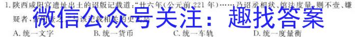 2023届炎德英才大联考长郡中学高三月考(七)历史试卷