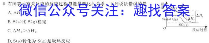 2023年普通高等学校招生全国统一考试 23(新教材)·JJ·YTCT 金卷·押题猜题(一)1化学