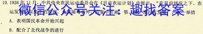 安徽省合肥市2023届九年级随堂练习（下学期第一次中考模拟）历史