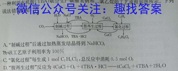 巴蜀中学高2024届高二(下)学月考化学