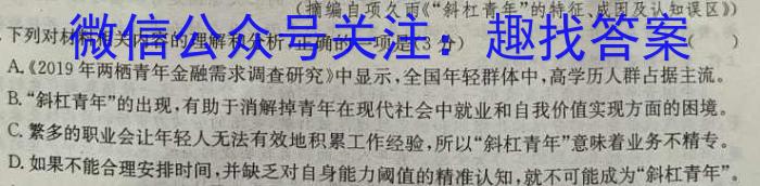 安徽省颍上县2023届九年级教学质量检测政治1