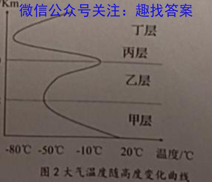 天一大联考2022-2023学年高一年级阶段性测试(三)地理