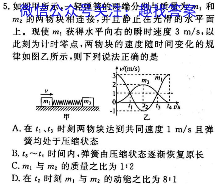 石家庄二中2023届高三年级3月月考.物理