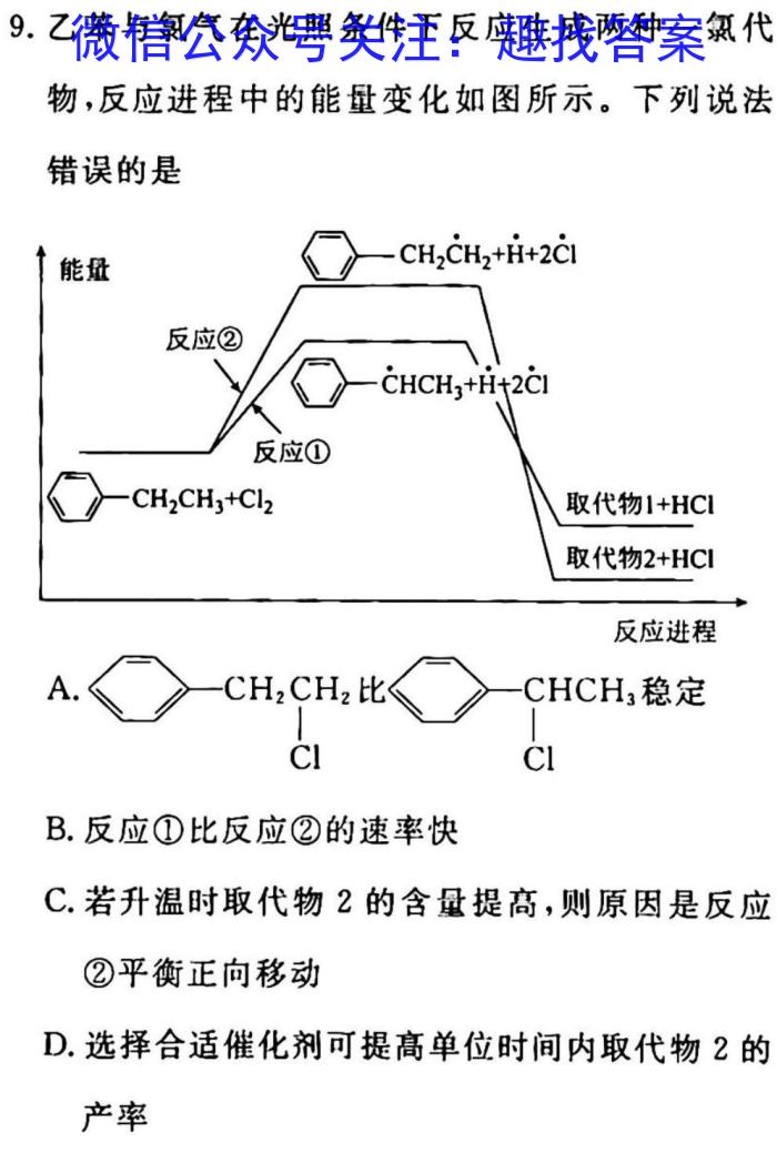 衡中同卷2022-2023学年度下学期高三年级二调考试(全国卷)化学