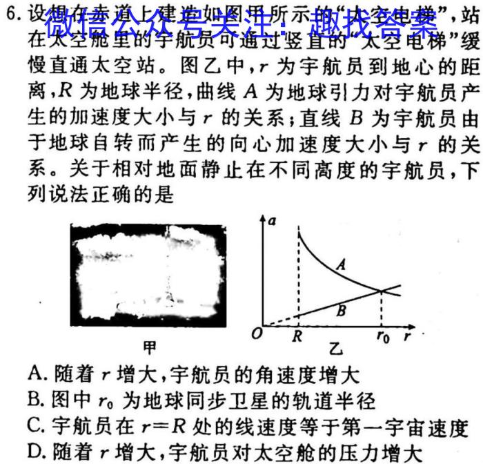 大联考·百校大联考 2023届高三第八次百校大联考试卷 新教材-Lf物理