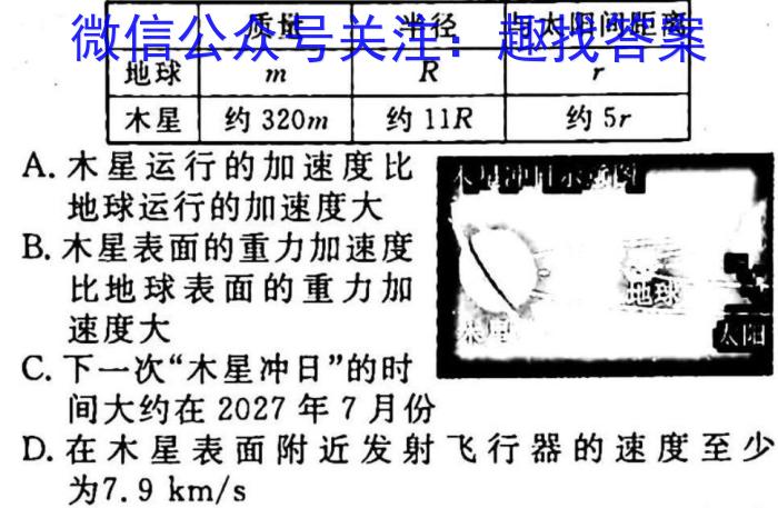 [泰安一模]山东省泰安市2022-2023学年高三一轮检测.物理