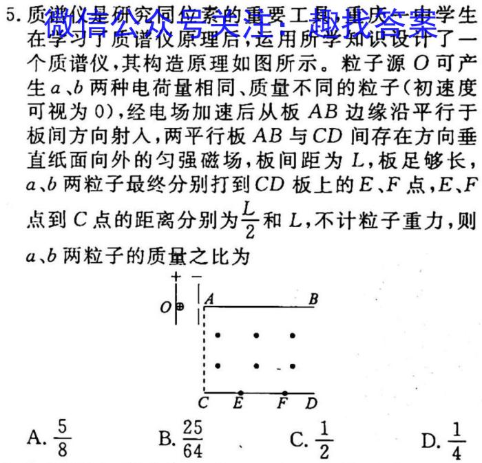 2023年高考冲刺模拟试卷(二)2物理`