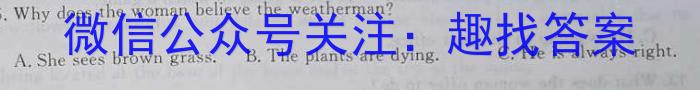 江西省2025届七年级下学期阶段评估（一）（5LR）英语