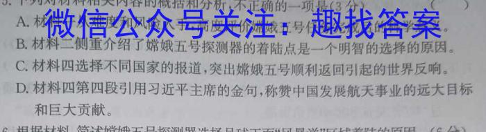 山东省2023年九年级阶段性教学质量检测(2023.3)语文