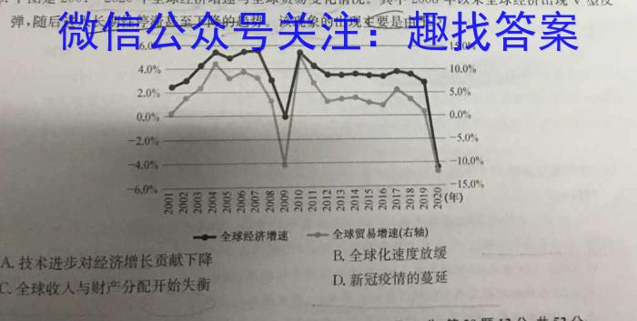 2023衡水金卷先享题信息卷 新高考新教材(六)历史