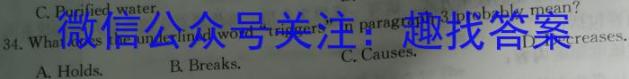2024届山西高二年级3月联考英语