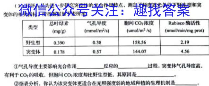 2023年普通高等学校招生全国统一考试23(新教材)·JJ·YTCT金卷·押题猜题(六)6生物