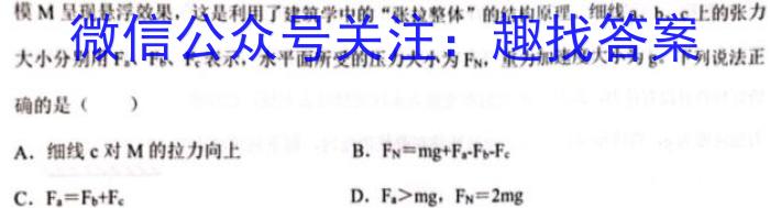 【咸阳一模】咸阳市2023届高考模拟检测（一）物理`