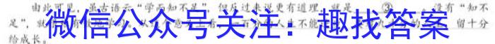 山西省实验中学2023届九年级第二学期第五次阶段性测评（卷）语文