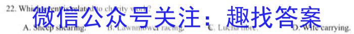 安徽省2023年名校之约·中考导向总复习模拟样卷（四）英语