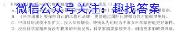 安徽省2023年中考密卷·先享模拟卷（二）语文